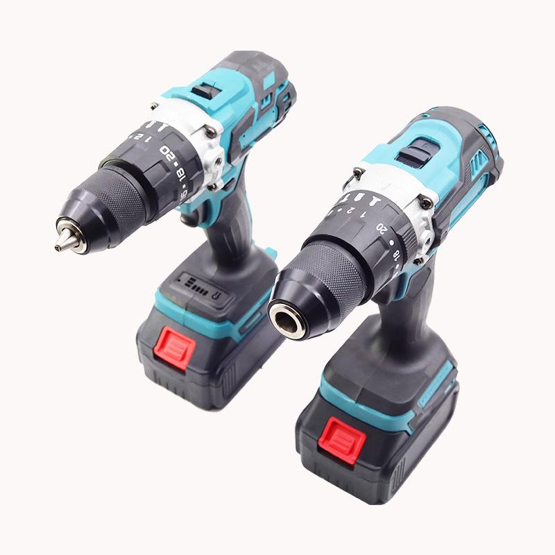 Brushless High Torque Cordless 13MM Impact Electric Drill Set