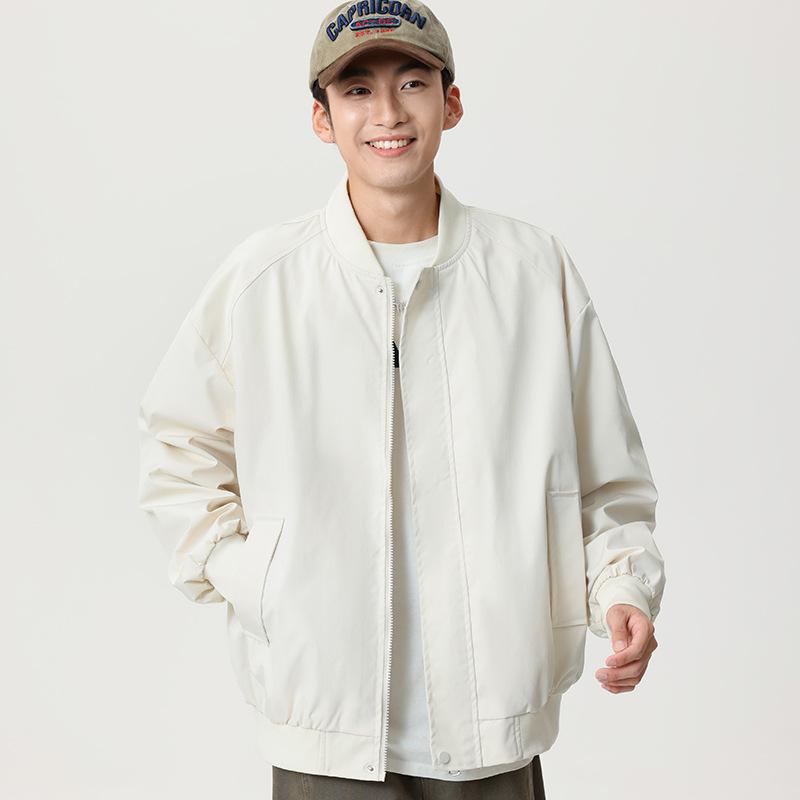 Spring and Autumn New Men's Baseball Uniform Casual Versatile Jacket Men's Ruffian Handsome Loose Flying Staff Jacket