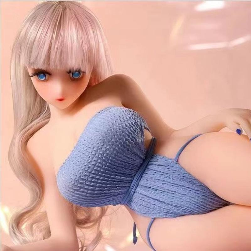 65cm/80cm Men's Mini Sex Doll Anal Sex Vagina Sex Anime Masturbation Cup Big Breast Erotic Adult Sex Toy