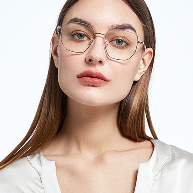 LOOKING4U The Classic LD216 Blue Light Blocking Glasses Frame C01 BLACK