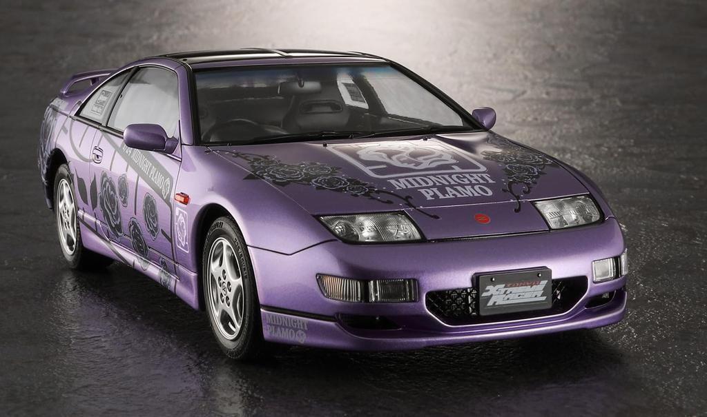 Hasegawa Shutokou Battle x Hasegawa Nissan Fairlady Z Version R Twin Turbo 2by2 Plastic Scale Plastic Model SP671 (Z32) "Midnight Model" 1/24