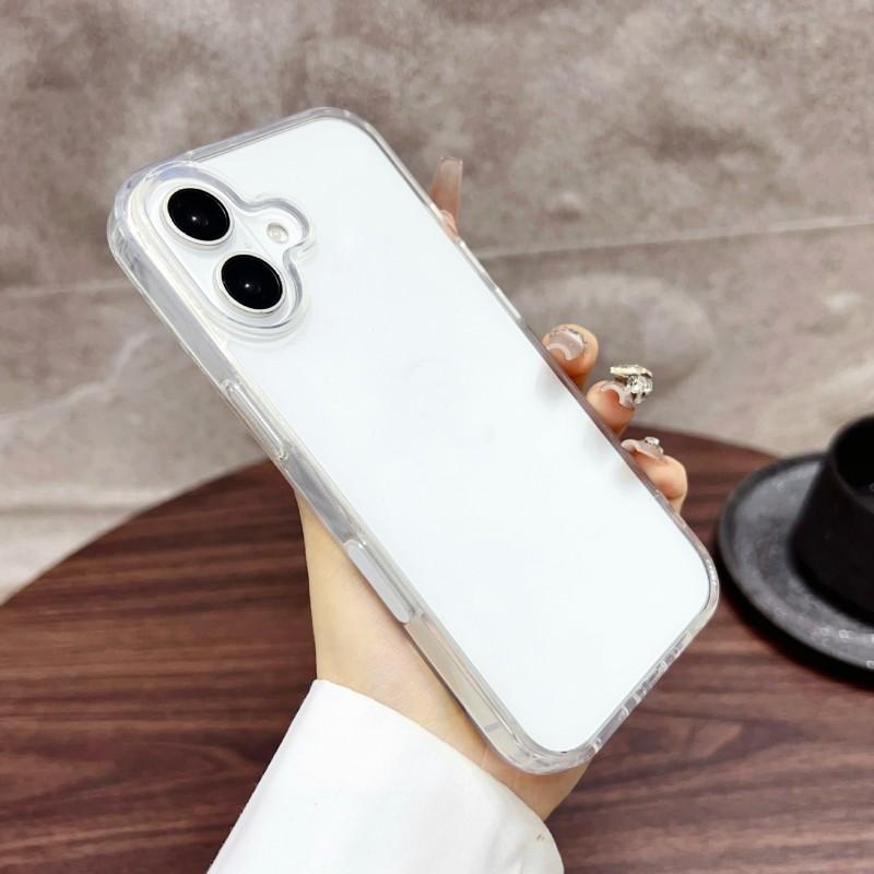 Transparent Magnetic Phone Case IPhone 16 Pro Max With Camera Shutter Button TPUPC Shockproof Slim Cover iPhone 16 Pro Max