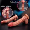 9-Foot Realistic Liquid Silicone Penis Vibrator Fully Automatic Telescopic Swing,Powerful Sucker,G-Point Friction, Fast Climax, Lifelike Skin Feeling