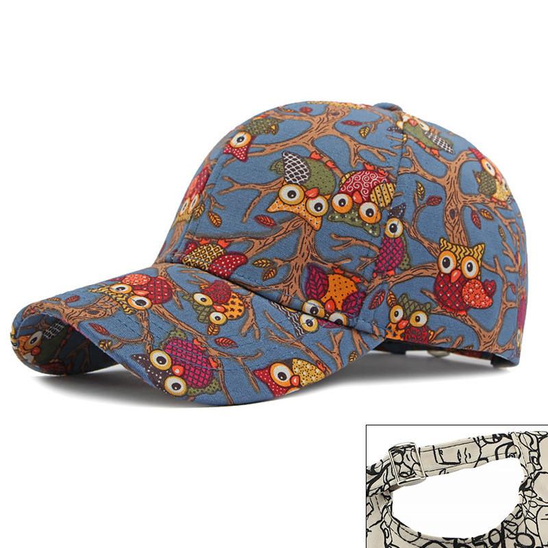 Ethnic Style Denim Baseball Cap With Sun Protection For Outdoor Activities