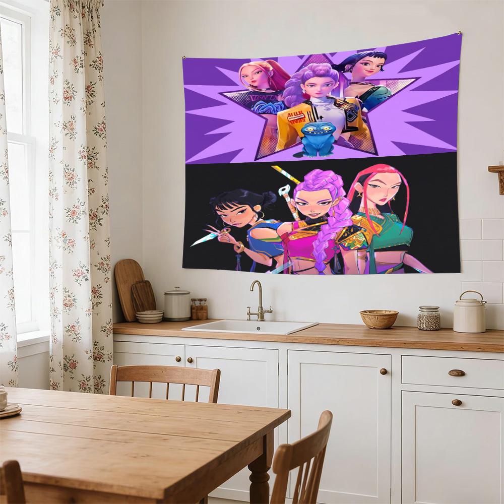 Huntress Power Squad Large Printed Wall Tapestry, Ideal Holiday Gifts, Room Decor for Dorm Bedroom Parties,Perfect Gift