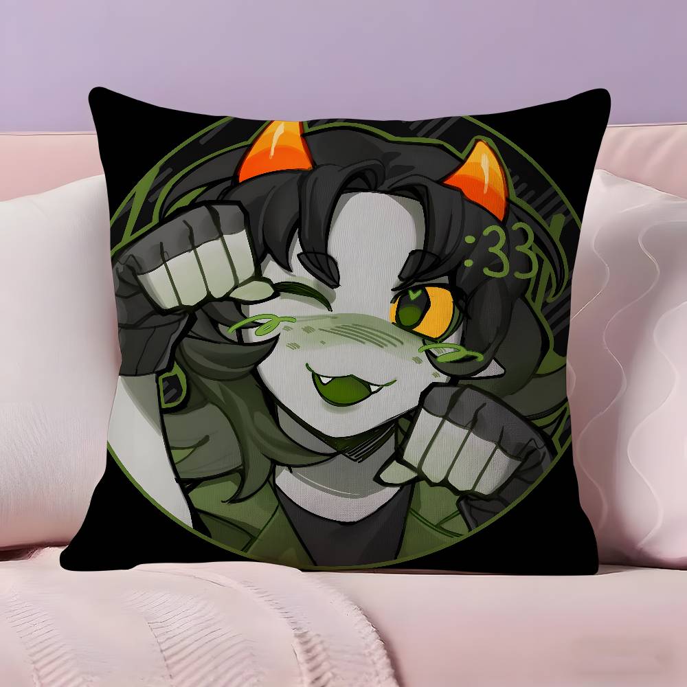 Anime HHomestuck Pillow Case Ultra Soft Skin Friendly Fabric Cloud Like Comfort  Concealed Zipper