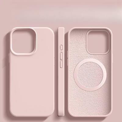Liquid Silicone MagSafe Magnetic Suction Suitable for IPhone16PROMAX Mobile Phone Case Apple 15 Anti-fall Protection Case