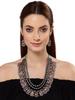 Latest Stylish Fancy Oxidised Silver Tribal Necklace Jewellery Set for Women Multicolor, One, Pure Silver, No Gemstone
