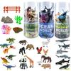 Miniatura Leone Squalo Cavallo Dinosauro Animali Set di Modelli Action Figures Statuetta Zoo Carino Educativo Bambini Giocattolo Puzzle Regalo di Compleanno