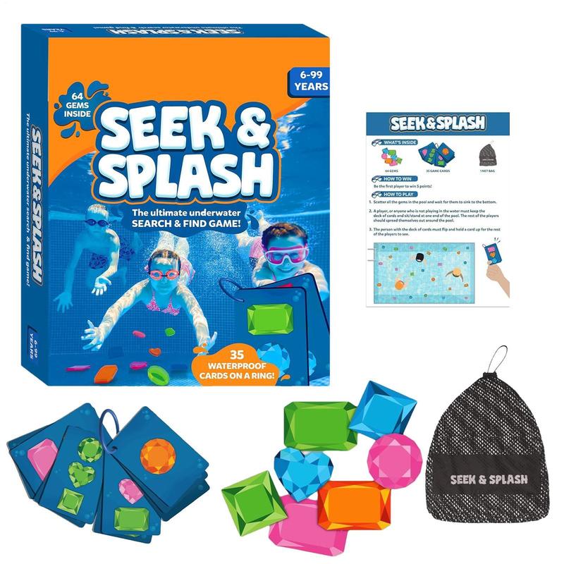 Dive Gems Poolspielzeug Bunte Edelstein Pool Tauchspielzeuge Kinder Lernspiele Outdoor-Aktivitäten für Sommerpool Pädagogisch Unterwasser