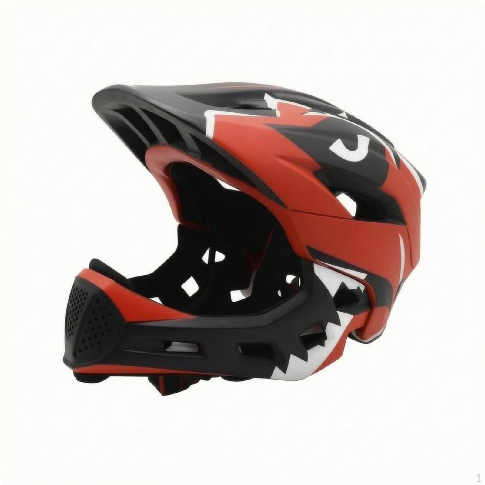 Detachable Chin Guard Helmet Hard Shell