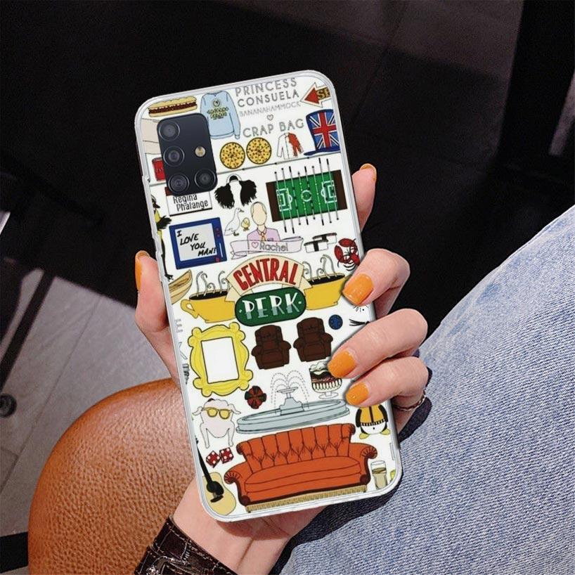Friends Tv Show Funny Family Phone Case For Samsung Galaxy A52 A32 A22 A12 A51 A31 A50S A30S A20S A10S Note 20 Ultra 10 Plus S10