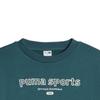 Puma Team Crew Letter Print Round Neck Pullover Knit Sweatshirt Women Sweatshirt Green 623482-43