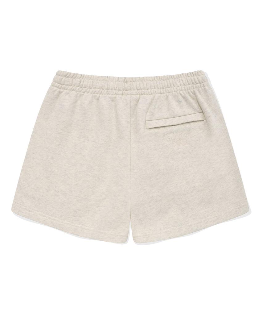 COVERNAT WOMAN Oatmeal Sweat Shorts
