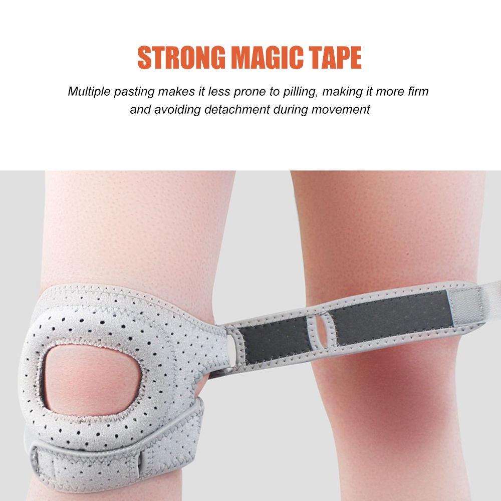 1 szt. Ortezy na kolano rzepki na ból kolana, Podwójne paski wspierające ścięgno rzepki z podkładką żelową na zapalenie stawów, zapalenie ścięgien, uszkodzenie łąkotki