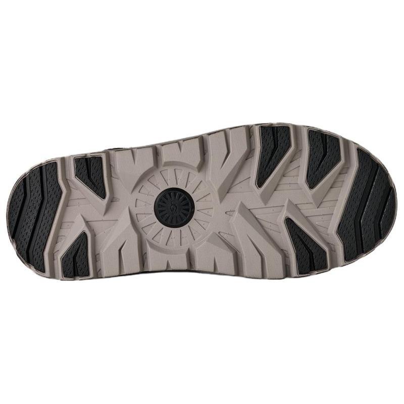 UGG Heritage Utility Cow Split Leather Low Top Casual Shoes Men's Black Sneakers 1174994-BCMP