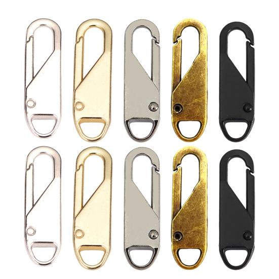 Detachable Zipper Pull Replacement Zipper Pull Tab Quick Attach Remove Zipper Pull for Backpacks Jackets Boots Luggage Clothing Purse