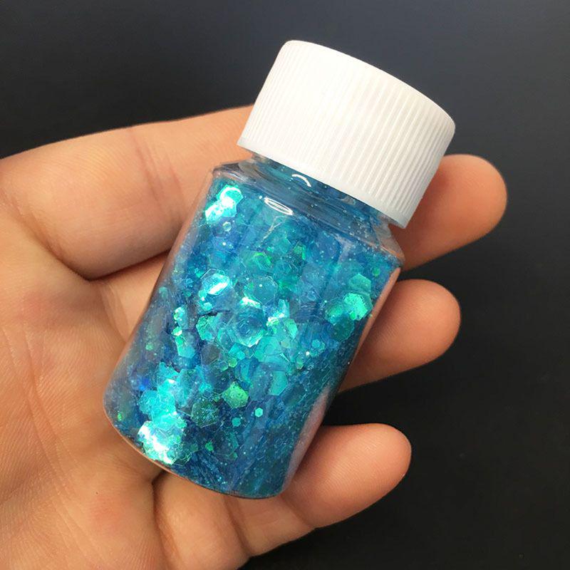 Blue Fine Glitter for Resin Art Craft Supply Glitter Sequins Festival Makeup Glitter Cosmetic Sequins for Gloss Mold Mak