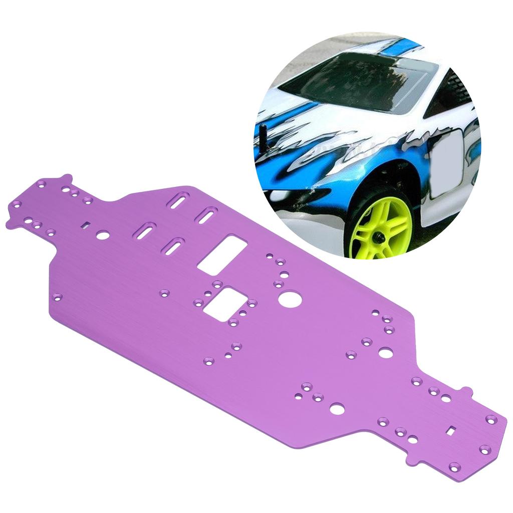 Aluminum Alloy Chassis Bottom Plate Replacement Upgrade Parts for   94122 1/10 RC Car