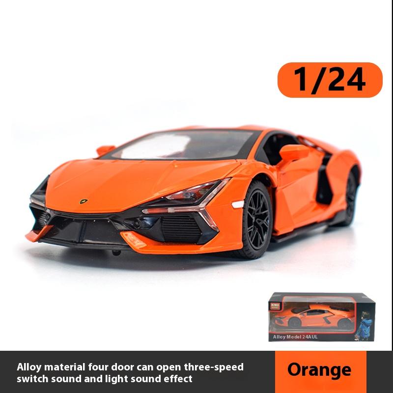 1/24 Legierung Druckguss Lamborghini Aventador Sportwagen Modell, Türen können geöffnet werden, Simuliertes Geräusch und Licht, Erwachsene können Sammlerstücke