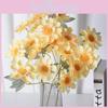 Daisy Artificial Gesar Flower With Durable Silk Material For Event Decor Home