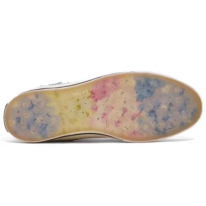 Converse 1970s Chuck Taylor All Star Lace-up High Top Espadrille Women's Floral Yellow Purple