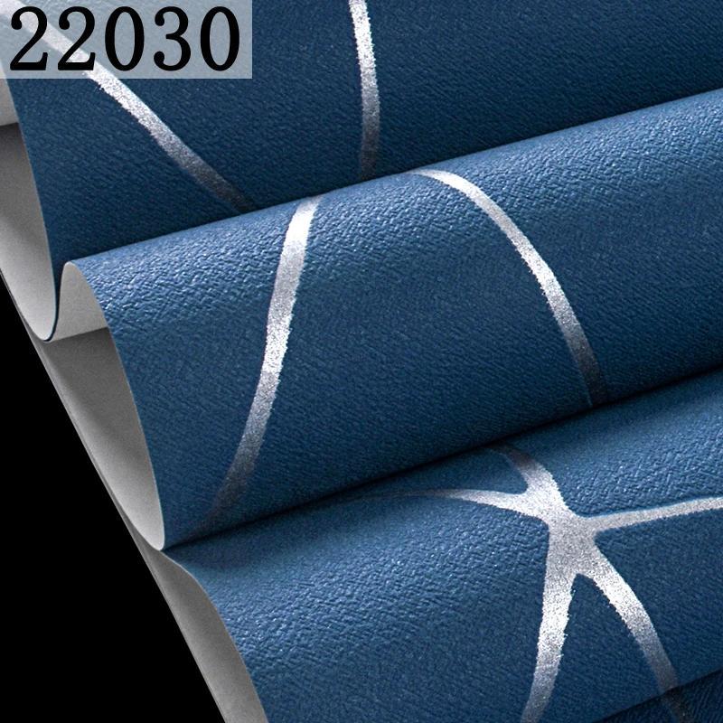 

Серый Белый Синий Геометрические Обои Для Гостиной Спальни Современный Дизайн 3D Тиснение Полосы Треугольники Узор Рулон Обоев 0.53MX2M