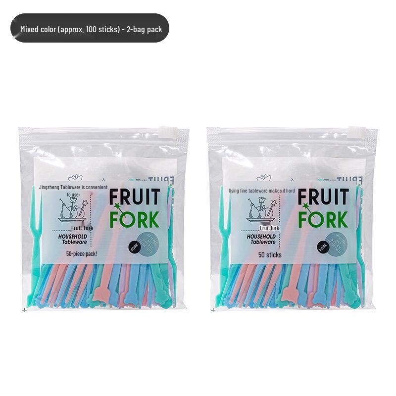 ZISIZ Disposable Bamboo Fruit Forks