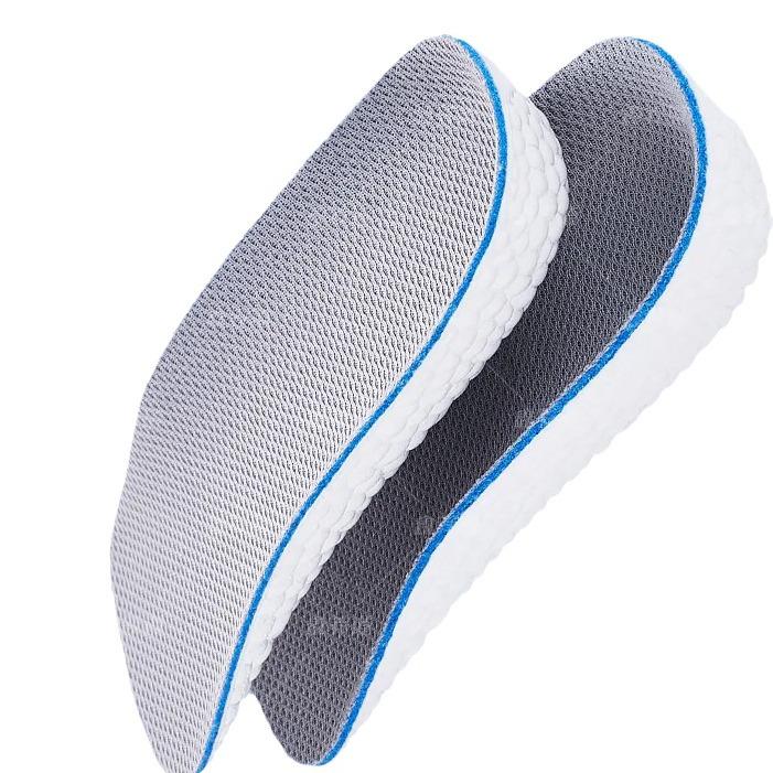 4D Popcorn Design Height Increase Insoles with Arch Support and Shock Absorption for Men and Women