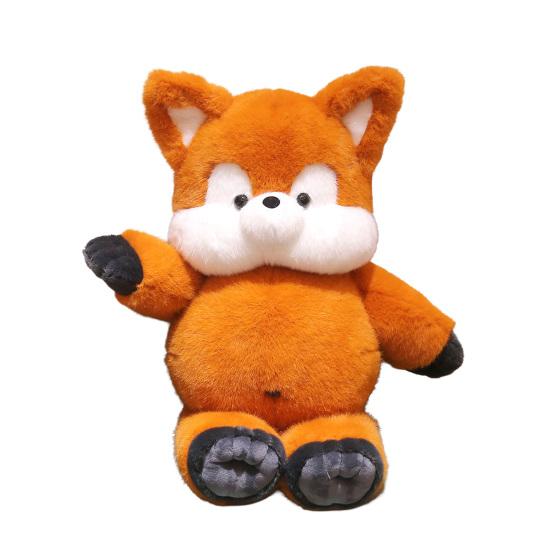 Stuffed Animal Plush Toy, Soft Running Calf Fox Cat Dog Doll for Kids, Cuddle Hugging Plushie for Boys Girls, Portable Travel Companion Gift