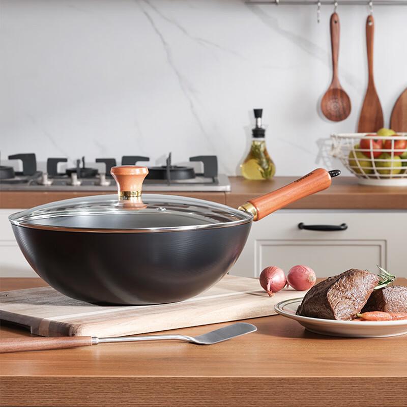 Glasslock 32cm Non-Stick Wok