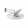 White Collapsible Coffee Desk Wall Mounted Floating Round Tray  for Bedroom Living Room