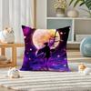 Demon Slayer Rui Spider Demon Anime Plush Pillow Cover Soft Short Plush Cushion Cover For Sofa Bedroom Home Decor Gift