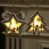 Christmas Decorations Christmas Lights Light Up Wood Pendants Christmas Tree Pendants Christmas Gifts