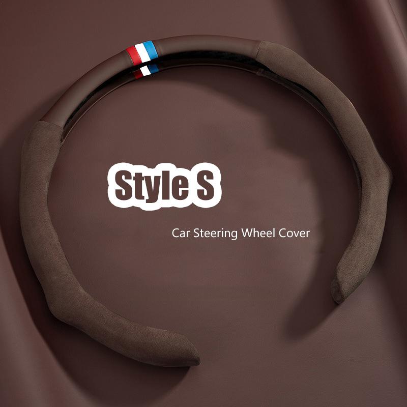Fashion Suede Car Steering Sheel Cover For Opel OPCline ASTRA CORSA INSIGNIA MOKKA VECTRA Tigra Adam Combo Zafira Vivaro Cross