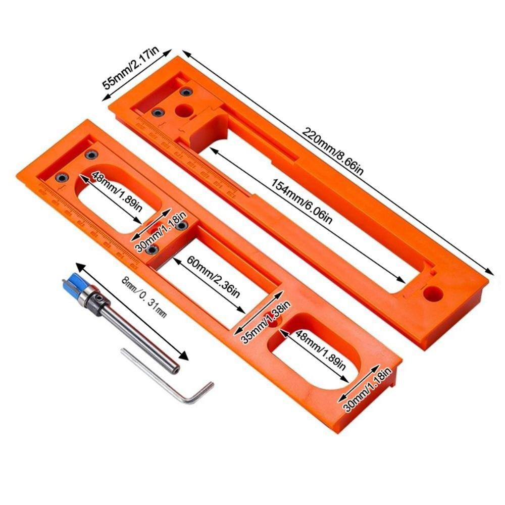 Invisible Hinge Slotting Template 3D Slotting Hinge Router Guide Woodworking