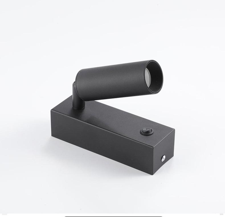 Modern Minimalist Rotating LED Wall Light for Bedroom, Hotels, Hallways, and Staircases
