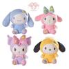 Adorable 25cm Sanrio Melody Plush Toy Kuromi Pendant Cartoon Girl Gift