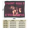 Warm BlanketGirls Boys Camping Silent Hill Throw Blanket Run Heather Flannel Bedspread For Bedroom Funny Sofa Bed Cover
