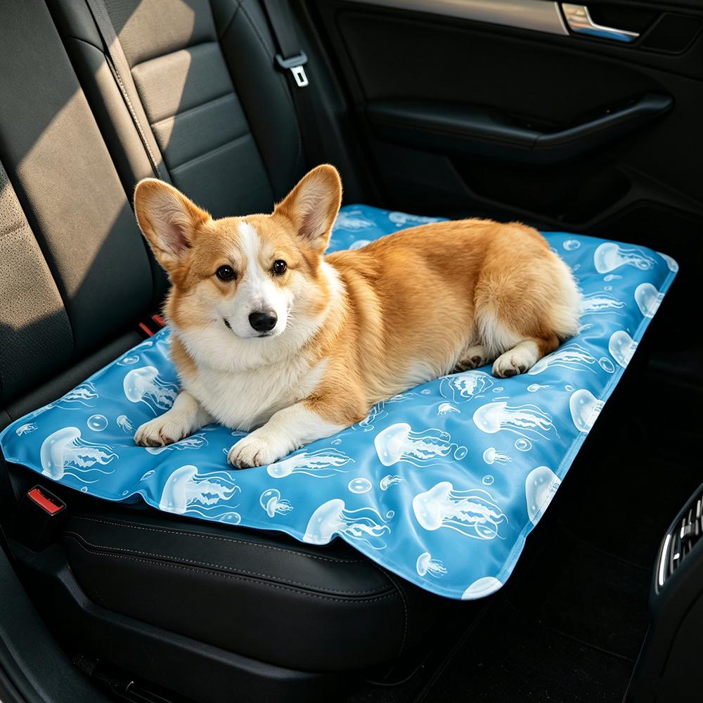 Pet Cooling Mat for Dogs And Cats Air Conditioning Gel Mat for Pets Soft Breathable Waterproof Non-Slip Pet Mat for Hot Weather