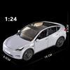 Ny 1/24-skalamodell Y Diecast Alloy Lekemodeller Bilsimulering med lyd og lys Trekk tilbake Funksjon Samling Gutter Leketøy Gaver