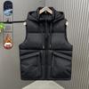 Men's Warm Cotton Gilet: Autumn/Winter Stand Collar Sleeveless Vest