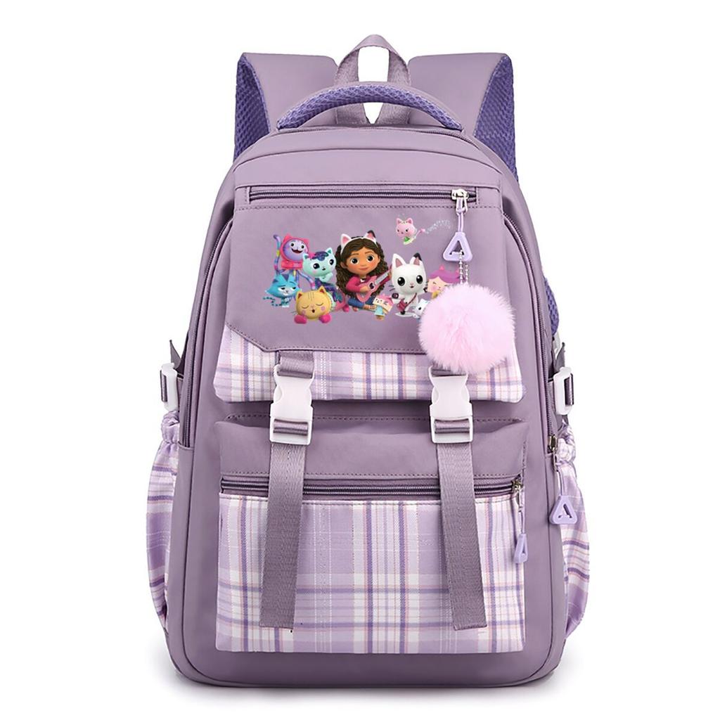 Gabys Puppenhaus Animierter Peripherer Bedruckter Rucksack College-Wind Hohe Kapazität Studenten-Schultasche