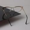 Luxury Cat Eye Frame Eyeglass Women Men Minimalist Transparent Glasses Cool Clear Lens Frame Glasses