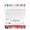 ZEBRA wasserbasierter Stift Clickart ST12 Farbset WYSS22-12CST