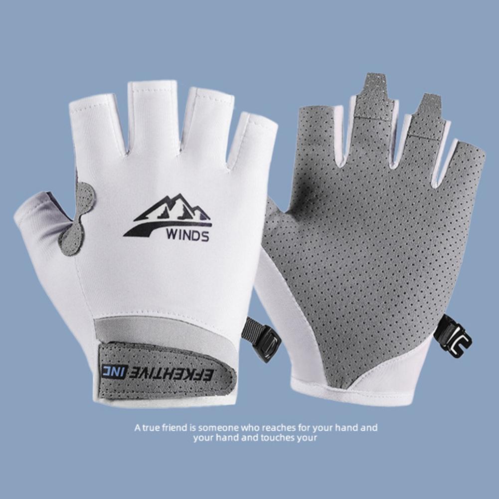 Нескользящие противоскользящие перчатки с полупальцами, мотоциклетные перчатки, эластичные шоковые перчатки для фитнеса и езды на велосипеде, дышащие мужские и женские перчатки с полупальцами, велосипедные