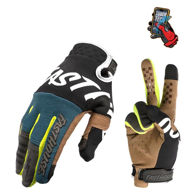 UNIQOCK Cycling Gloves for and Smartphone 3D Shock Full Road Bike Gloves for Men and Women Spring, Summer, Autumn, Compatible, Breathable, Padded,