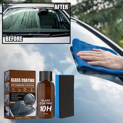 10H Liquid Glass Ceramic Car Coating Waterproof Nano Ceramics Car Paint Care Anti-scratch Super Hydrophobic Glass Coating Set