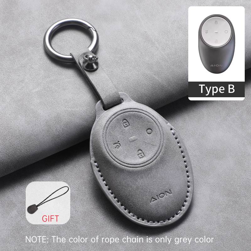 Car Key Case Cover Holder For Gac Aion S Plus New Energy Trumpchi Aion V Y Lx  Ge3 Ga3S Tyrannosaurus Rex Leahter Keychain