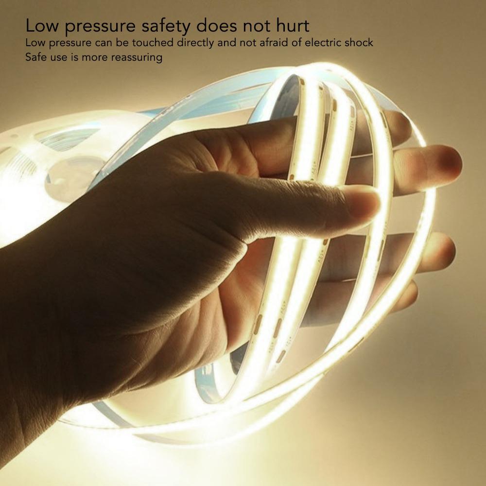 24V LED Tape Light 32.8ft LED Light Strip Bright COB Light Strip  Dressing Mirror